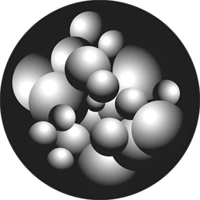 81133 Atomic - Rosco Colour Glass Gobo