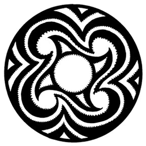 81159 Eastern Tattoo - Rosco Colour Glass Gobo