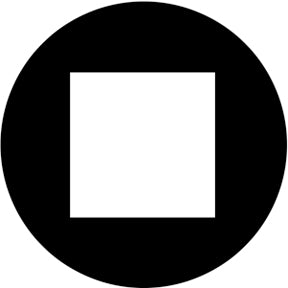 81187 Open Square - Rosco Colour Glass Gobo
