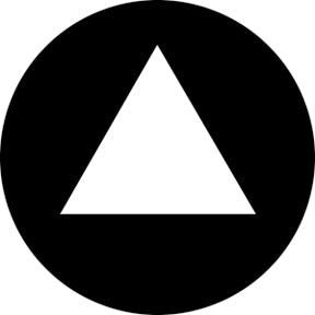 81188 Open Triangle - Rosco Colour Glass Gobo
