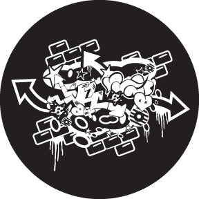 81189 Abstract Graffiti 1 - Rosco Colour Glass Gobo