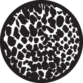 81202 Leopard Print - Rosco Colour Glass Gobo