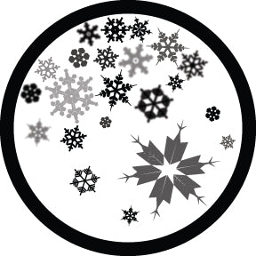 81205 Moment Factory Snowflake - Rosco Colour Glass Gobo