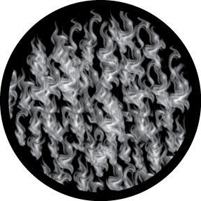 81207 Fire Curls - Rosco Colour Glass Gobo