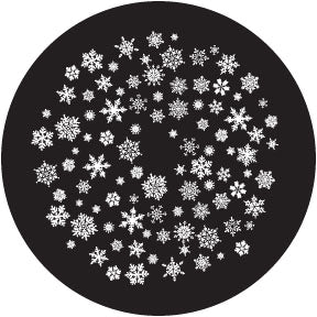 81216 Snowflakes 4 Large - Rosco Colour Glass Gobo