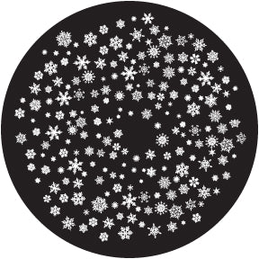 81249 Snowflakes 4 Small - Rosco Colour Glass Gobo