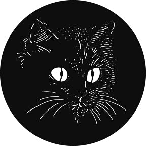 G823 El Gato' The Cat - Rosco Standard Steel Gobo