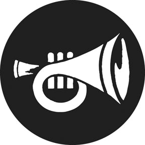 G825 Trumpet - Rosco GAM Standard Steel Gobo