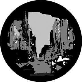82733 Cityscape 1 - Rosco Colour Glass Gobo
