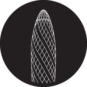82796 London Gherkin - Rosco Colour Glass Gobo