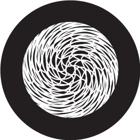 82805 Yarn Ball Crop Circle - Rosco Colour Glass Gobo