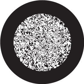 82810 Prismatic Crop Circle - Rosco Colour Glass Gobo