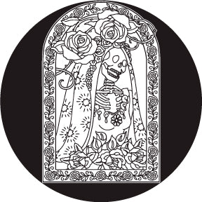 82822 Day of the Dead Bride - Rosco Colour Glass Gobo