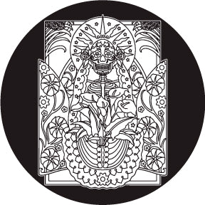 82826 Day of the Dead Sun - Rosco Colour Glass Gobo