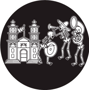 82828 Day of the Dead Band - Rosco Colour Glass Gobo