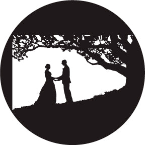 82841 Kissing Under Tree - Rosco Colour Glass Gobo