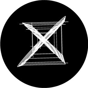 82850 Xs Crossed - Rosco Colour Glass Gobo