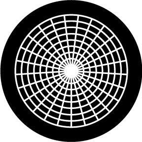 82855 Radial 1 - Rosco Colour Glass Gobo