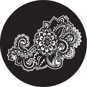 82883 Paisley 12A - Rosco Colour Glass Gobo