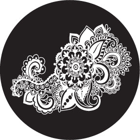82884 Paisley 12B - Rosco Colour Glass Gobo