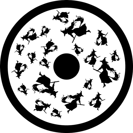 82924 Flying Witches Rotating - Rosco Colour Glass Gobo