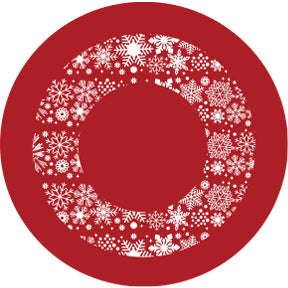 82955 Snowflake Wreath - Rosco Colour Glass Gobo