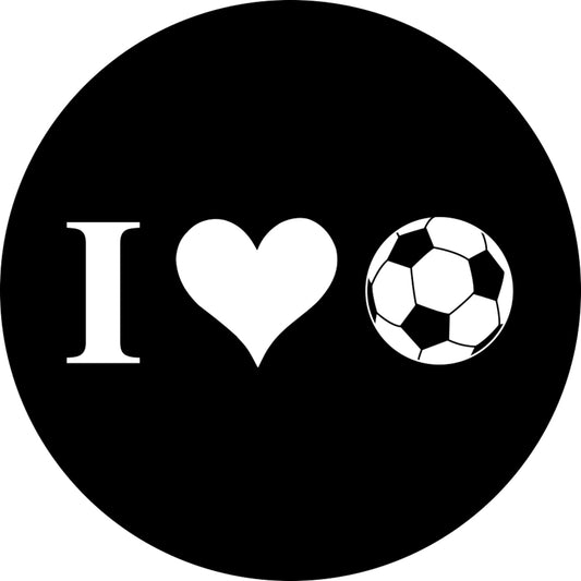 82967 I Love Football - Rosco Colour Glass Gobo