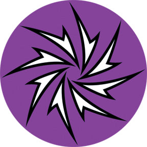 84420 Sharp Swirl - Rosco Colour Glass Gobo