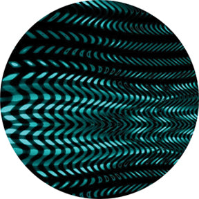 84424 Cyan Tread - Rosco Colour Glass Gobo