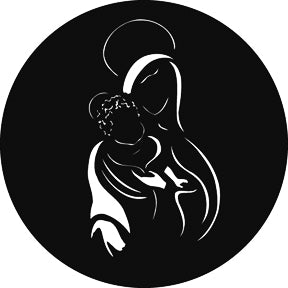 G859 Madonna & Child - Rosco GAM Standard Steel Gobo