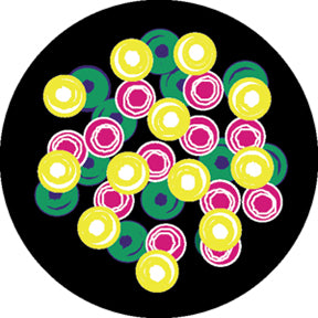 86608 Bubbles - Rosco Colour Glass Gobo