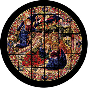 86676 Devotional Stained Glass 2 - Rosco Colour Glass Gobo