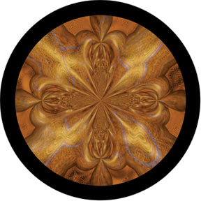 86739 Quicksilver Gold - Rosco Colour Glass Gobo