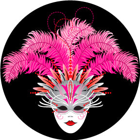86775 Carnival Mask Mardi Gras - Rosco Colour Glass Gobo