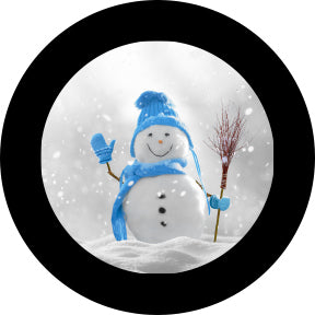 86810 Happy Snowman - Rosco Colour Glass Gobo