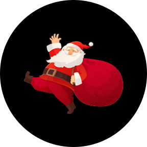 86812 Jolly Santa - Rosco Colour Glass Gobo