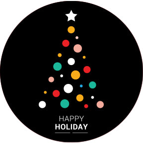 86822 Retro Christmas Tree - Rosco Colour Glass Gobo