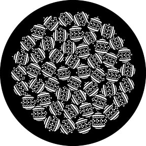 G874 Ornament Breakup - Rosco GAM Standard Steel Gobo