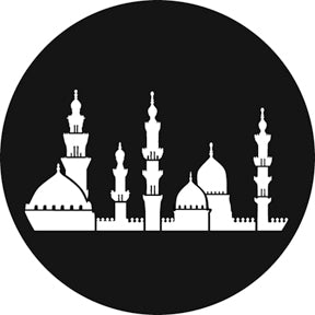 G878 MIDDLE EAST SKYLINE - Rosco Standard Steel Gobo