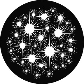 G880 Bursting Breakup - Rosco Standard Steel Gobo