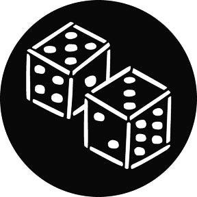 G886 Dice - Rosco GAM Standard Steel Gobo