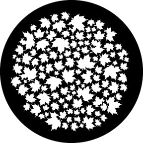 G889 Maple Leaf Breakup - Rosco Standard Steel Gobo