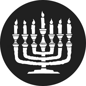 G903 Kwanzaa - Rosco GAM Standard Steel Gobo