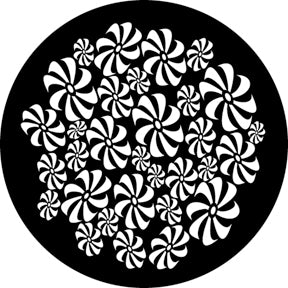 G908 Pinwheel Breakup - Rosco Standard Steel Gobo