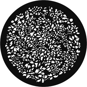 G924 Vine Leaf Breakup - Rosco GAM Standard Steel Gobo