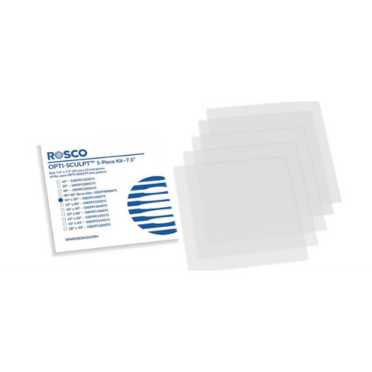 Rosco OPTI SCULPT™ Light Shaping Lens - 15° x 35° 5-Piece Kit (19 cm x 19 cm)
