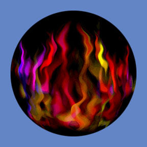 P2355 Fire & Water 2355 - Rosco Plastic Gobo