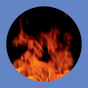 P2358 Fire & Water 2358 - Rosco Plastic Gobo