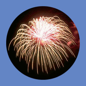 P2852 Fireworks 2852 - Rosco Plastic Gobo