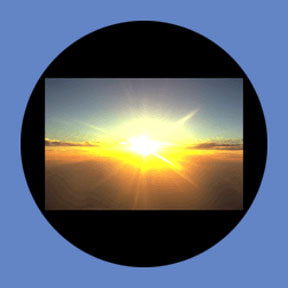 P3885 Skies & Clouds 3885 - Rosco Plastic Gobo